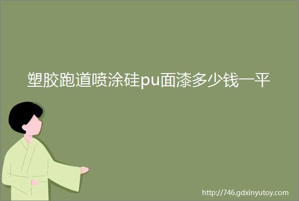 塑胶跑道喷涂硅pu面漆多少钱一平